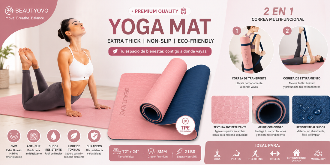 Cómo elegir el mejor yoga mat para tu práctica